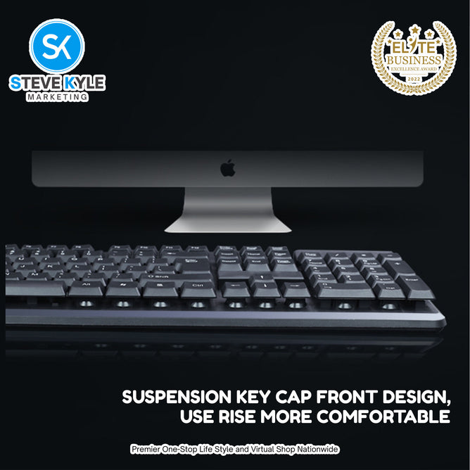 Lemei K15 Fashionable Ultra Thin  Business design Wired Keyboard