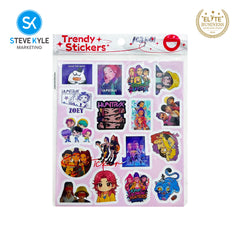 Steve Kyle Colorful Girl Group Random Design Stickers For Fun Laptop Skateboard Personal Items
