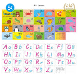 Steve Kyle Early Educational Flash Cards Alphabet English Math Slight Word Phonics Memory Game Card For Children