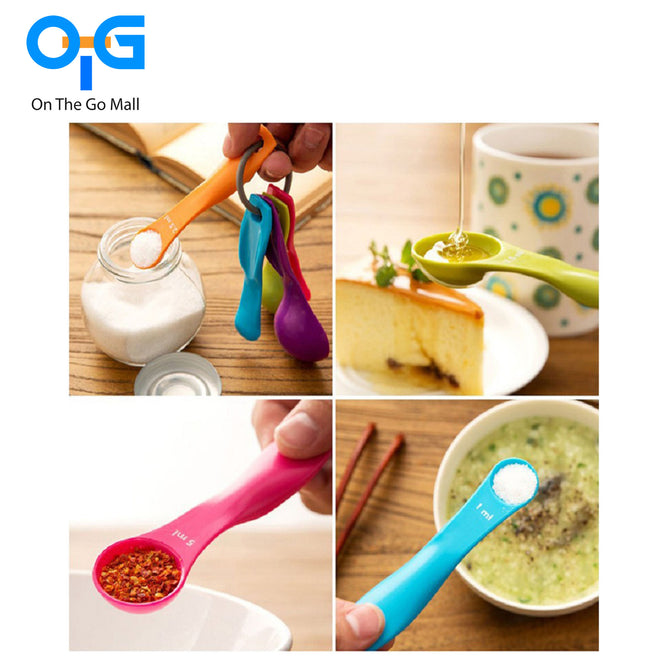 Multi-Color Measuring Cup and Measuring Spoon Set for Baking Accessories