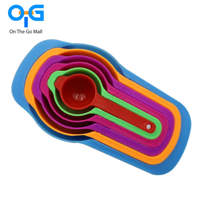 Multi-Color Measuring Cup and Measuring Spoon Set for Baking Accessories
