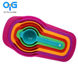 Multi-Color Measuring Cup and Measuring Spoon Set for Baking Accessories