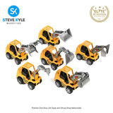 6-Pieces Mini Construction Trucks