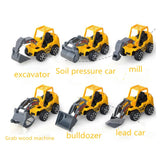 6-Pieces Mini Construction Trucks