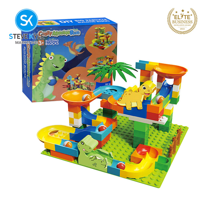 Crazy Marble Run Blocks Early Learning for Kids with Box Gift Box