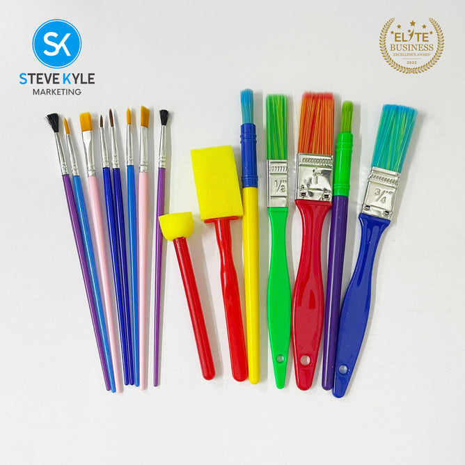 6pcs/Set Nylon Acrylic Painting Drawing Oil poster Paint Brush Pen for Art School Suppkies Student