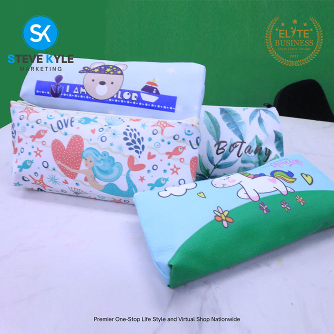 Zippered Pouch Pencil Case Stationery Stprage