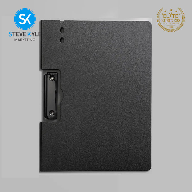 Steve Kyle A4 Waterproof Foldable Clip File Thick Cover Folder Office Supply Stationary