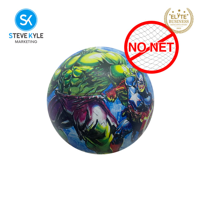 Cartoon Character PVC Inflatable Rubber Bouncing Balls For Kids Sports Toys- Randomly Given