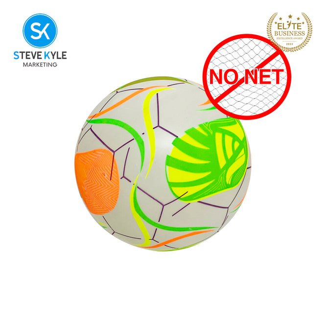 Steve Kyle 20CM Soft Inflatable PVC Ball Light-Up Football For Kids Outdoor Night Play Sport Ball Toy