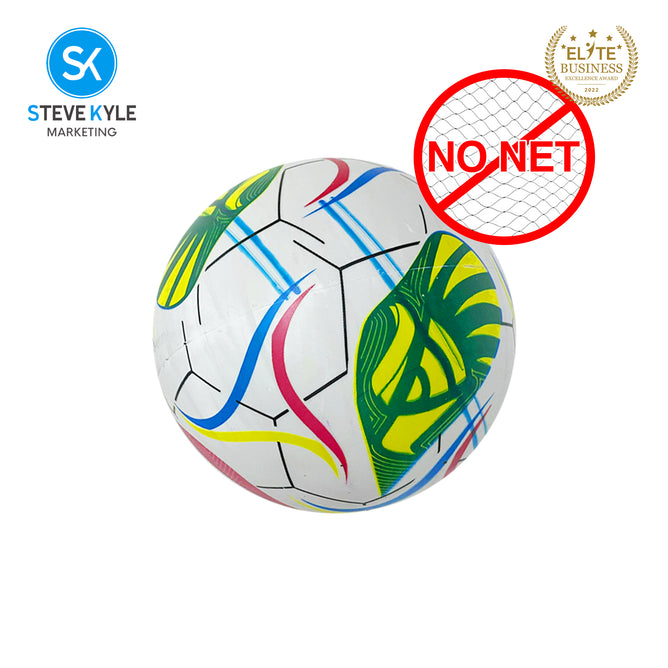 Steve Kyle 20CM Soft Inflatable PVC Ball Light-Up Football For Kids Outdoor Night Play Sport Ball Toy
