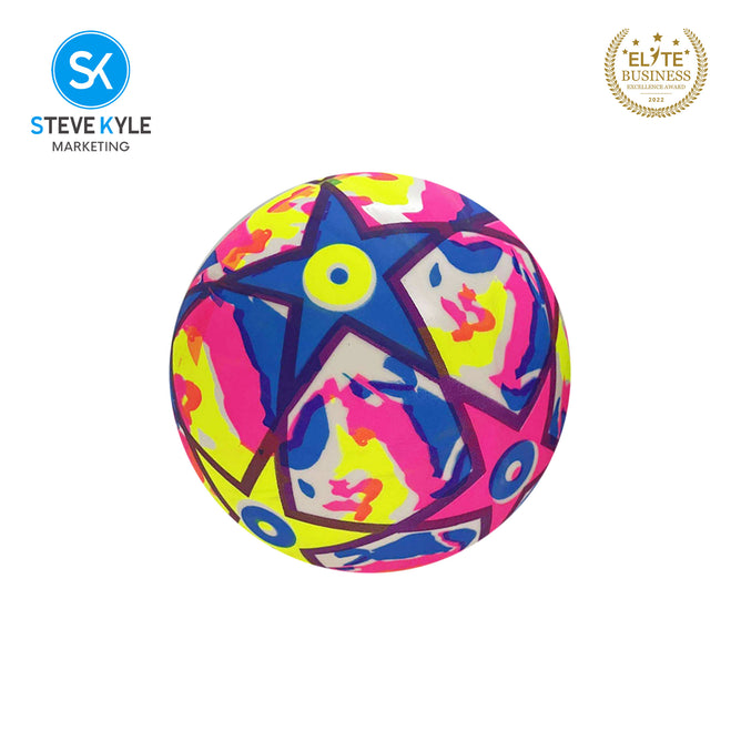 Steve Kyle 20CM Soft Inflatable PVC Ball Light-Up Football For Kids Outdoor Night Play Sport Ball Toy