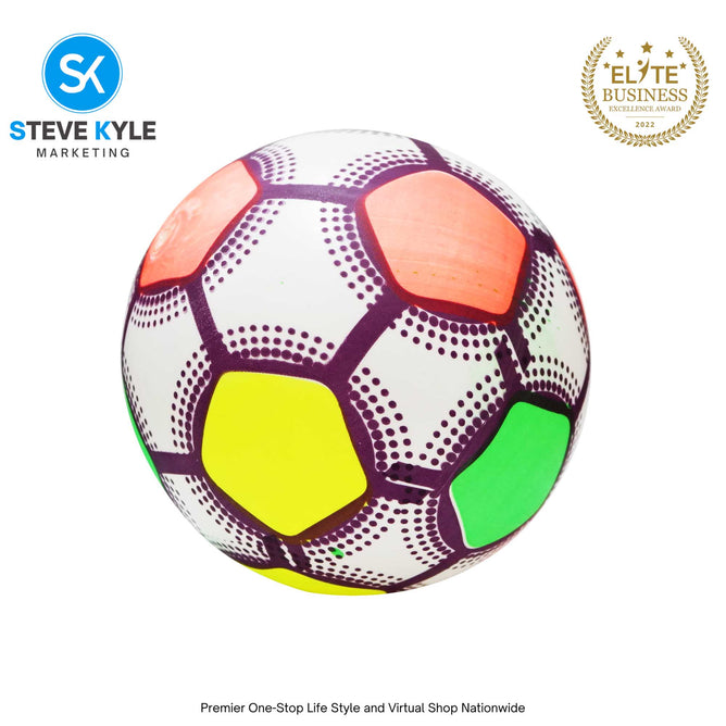 Kids Beach Ball PVC Inflatable Water Game Ball Colorful Print Ball