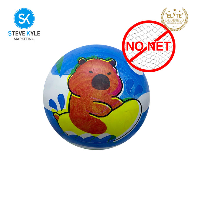 Steve Kyle 20CM Soft Inflatable PVC Ball Light-Up Football For Kids Outdoor Night Play Sport Ball Toy