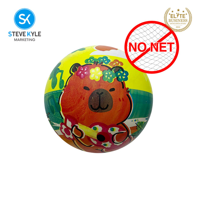 Steve Kyle 20CM Soft Inflatable PVC Ball Light-Up Football For Kids Outdoor Night Play Sport Ball Toy