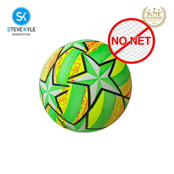 Steve Kyle 20CM Soft Inflatable PVC Ball Light-Up Football For Kids Outdoor Night Play Sport Ball Toy