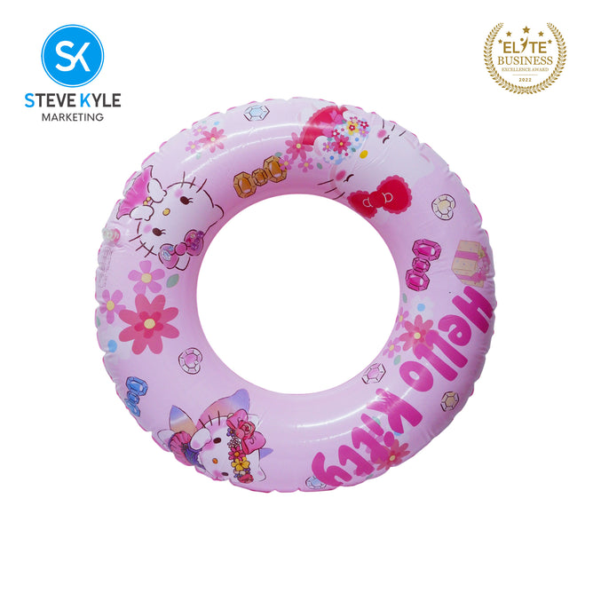 Inflatable Summer Colorful Cartoon Character Swimming Ring for Kids/Youth