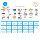 Steve Kyle Early Educational Flash Cards Alphabet English Math Slight Word Phonics Memory Game Card For Children