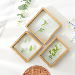 DIY Solid Plain Wood Hand Acrylic Painting Canvas Photo Inner Wood Frame