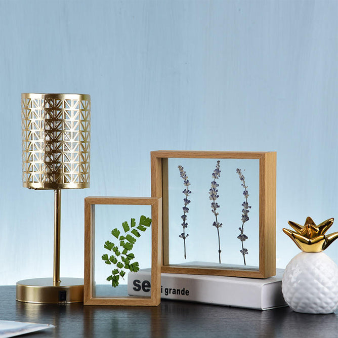 DIY Solid Plain Wood Hand Acrylic Painting Canvas Photo Inner Wood Frame