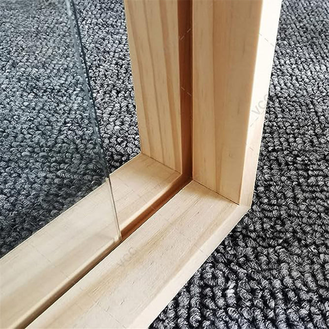 DIY Solid Plain Wood Hand Acrylic Painting Canvas Photo Inner Wood Frame