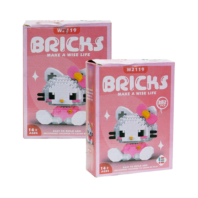 Kawaii Anime Building Blocks Mini Cute Anime Figures Blocks Kit Education Gifts for Kids