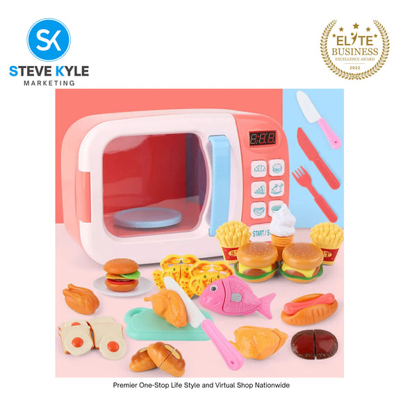 WY374-1 Kitchen Microwave Oven Simulation Playset