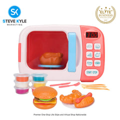 WY374-1 Kitchen Microwave Oven Simulation Playset