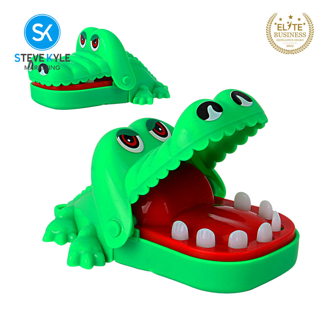 Steve Kyle Funny Biting Finger Dinosaur Teeth Toy Adventure Games Party Family