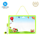 Steve Kyle Portable Writing Drawing Whiteboard With Marker Eraser For Kids Educational Supplies