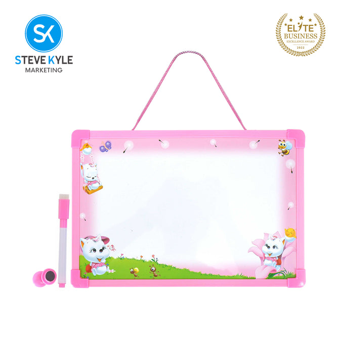 Steve Kyle Portable Writing Drawing Whiteboard With Marker Eraser For Kids Educational Supplies