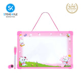 Steve Kyle Portable Writing Drawing Whiteboard With Marker Eraser For Kids Educational Supplies