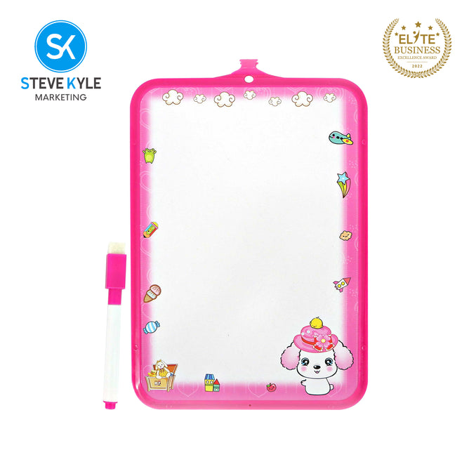 Steve Kyle Portable Writing Drawing Whiteboard With Marker Eraser For Kids Educational Supplies