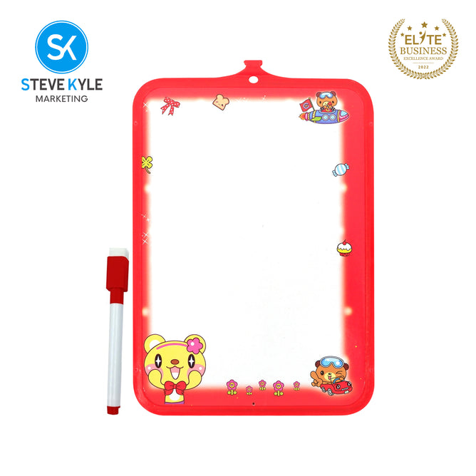 Steve Kyle Portable Writing Drawing Whiteboard With Marker Eraser For Kids Educational Supplies