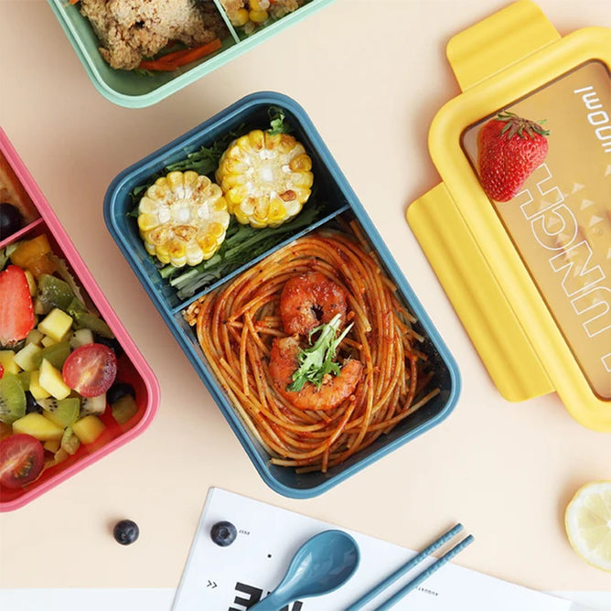 1100ml Japanese-style Sealed Multi-compartment Healthy Material Food Storage Container Lunch Box