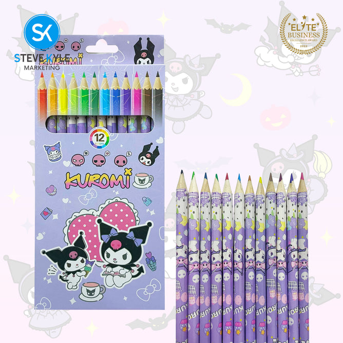 12Colors Wooden Colored Pencil Kid School Drawing Stationery Supplies