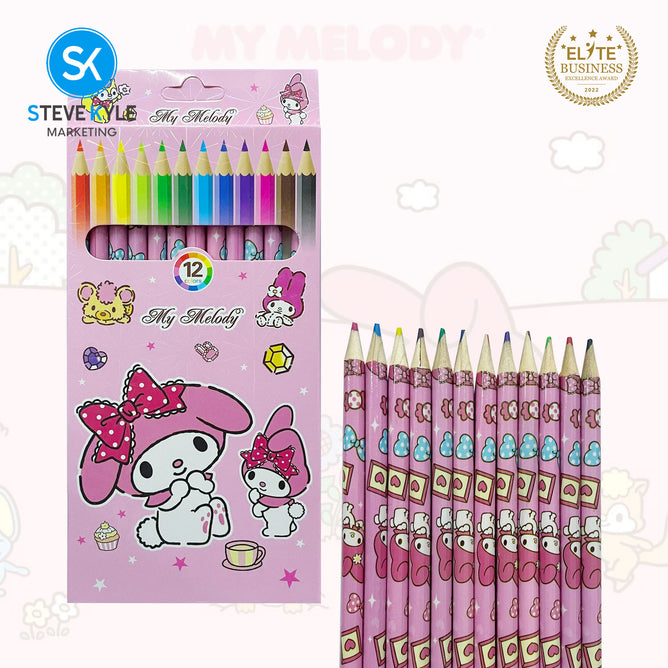 12Colors Wooden Colored Pencil Kid School Drawing Stationery Supplies