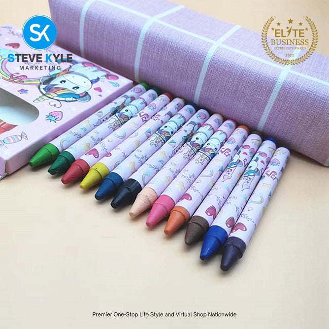 Crayons Fairy Tale Cartoon Character Stationery Painting
