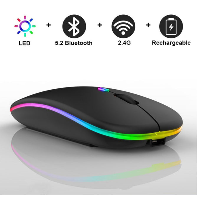 Kyle Computer Mouse Wireless RGB Optical Slim Computer Mouse – Steve Kyle Marketing