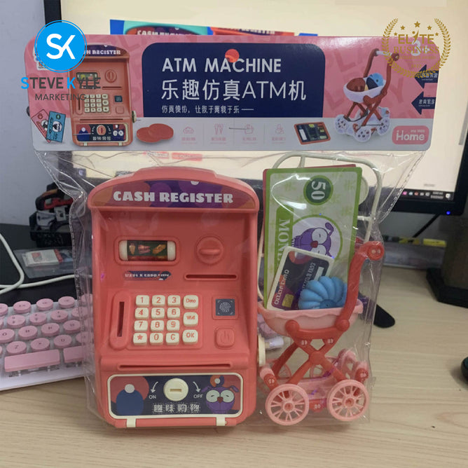 Children Simulation Imitation Pretend Game ATM Toys