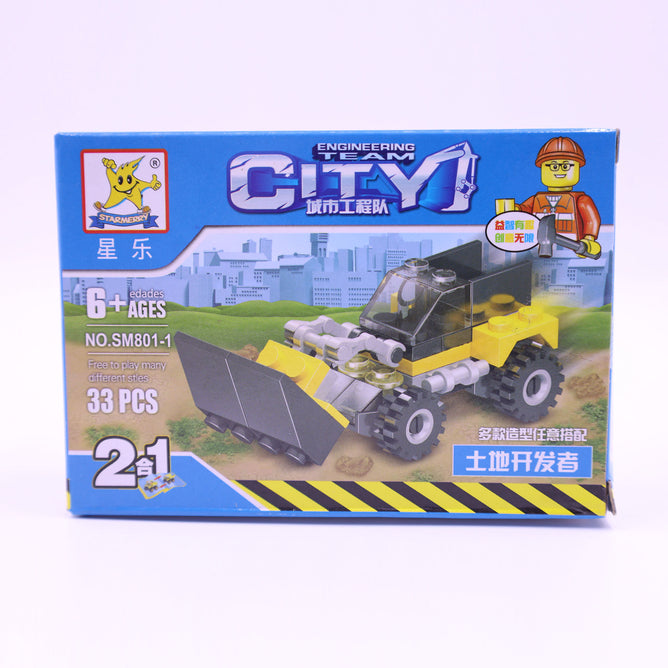 City Engineering Team SM801 Vehicle Set Educational Toy