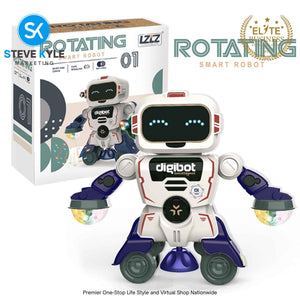 Electric Dancing Robot Multifunctional With Light Music Smart 360-Degree Rotating Children's Toy Doll