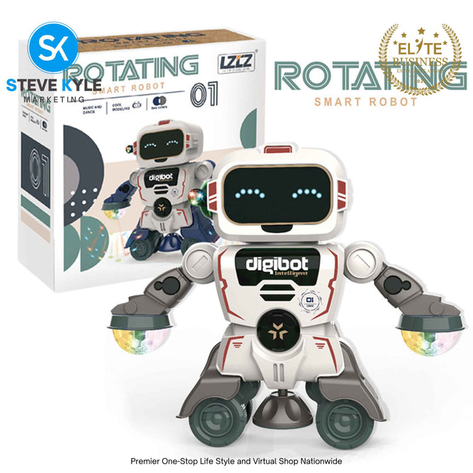 Electric Dancing Robot Multifunctional With Light Music Smart 360-Degree Rotating Children's Toy Doll
