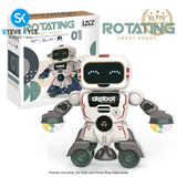 Electric Dancing Robot Multifunctional With Light Music Smart 360-Degree Rotating Children's Toy Doll