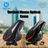 Wireless Vertical Mouse Optical Game Ergonomic Gaming Mice