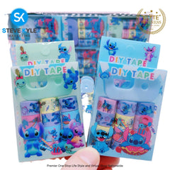 12pcs Assorted Cartoon Tape Sticker DIY Decoration Tape Staionery
