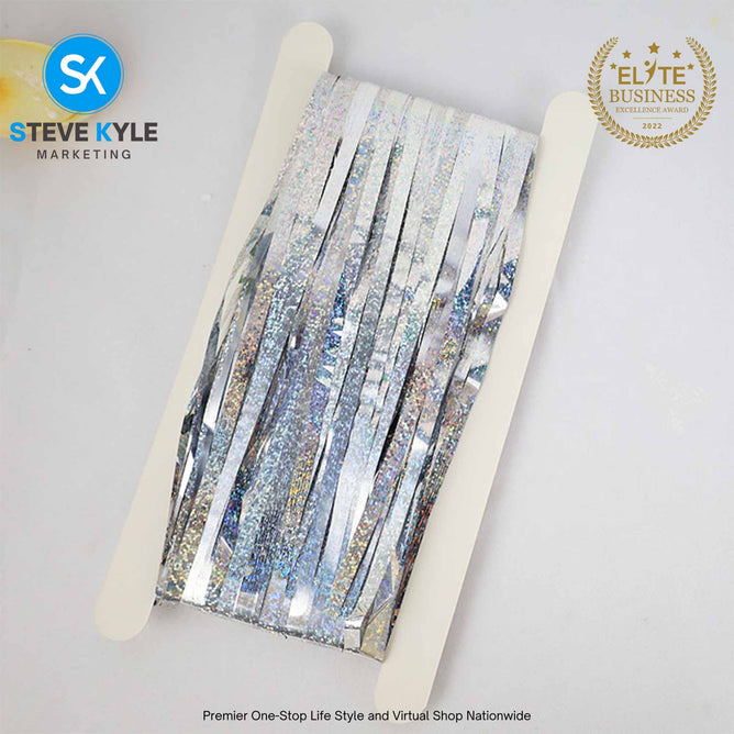 2M Background Glitter Foil Curtains Birthday Party Wall Cloth Backdrop Wedding Christmas Decor