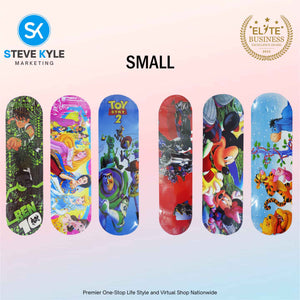 Four-Wheeled Cartoon Character Long Skateboard For Kids Scooters (For Beginner)
