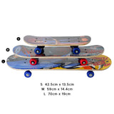 Four-Wheeled Cartoon Character Long Skateboard For Kids Scooters (For Beginner)