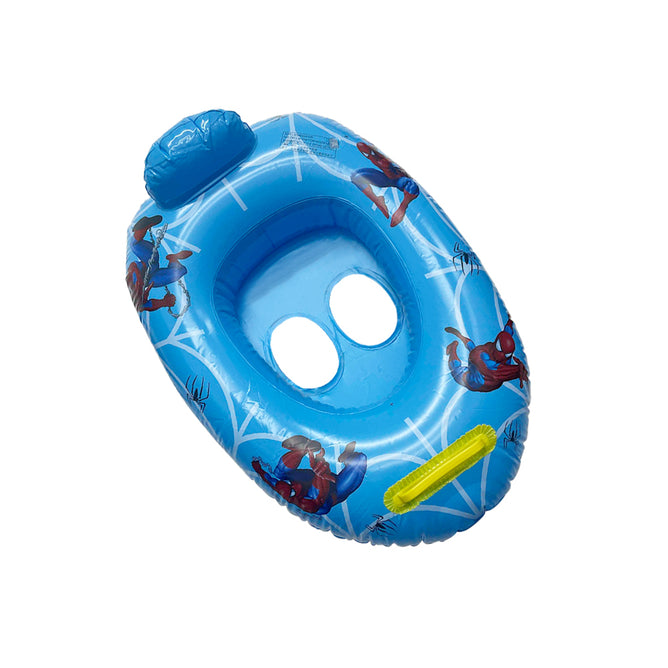 Inflatable Swim Ring Boat with Cartoon Character Design for Kids